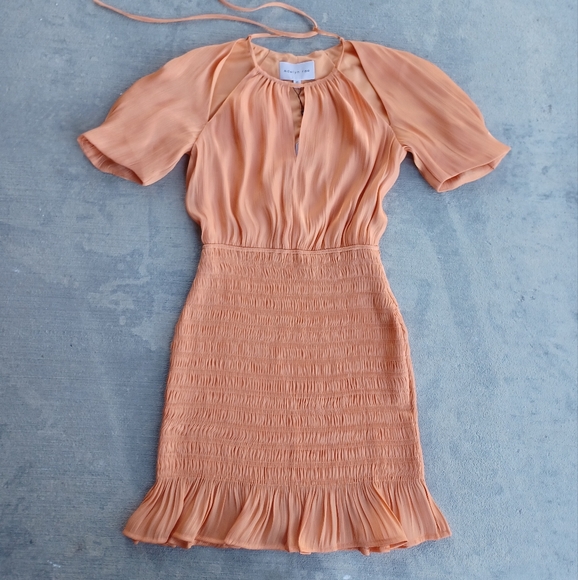 Adelyn Rae Short-Sleeve Cut-Out Smock Dress - Picture 11 of 11